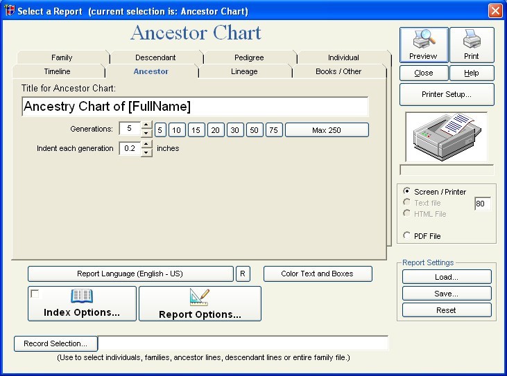 Report Panel