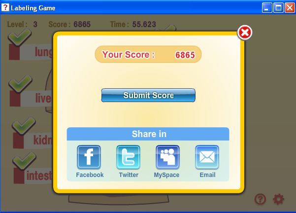 Share your score