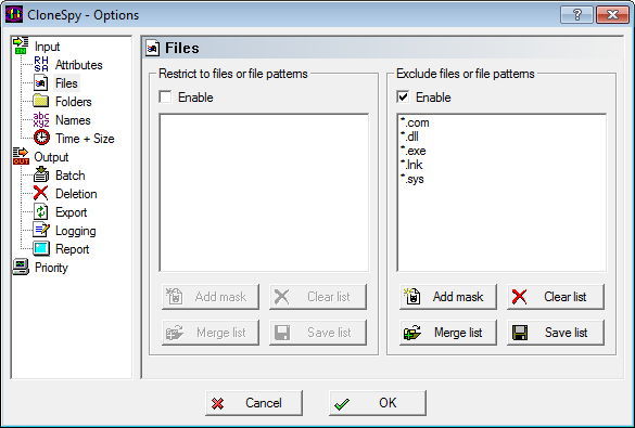 File Filters