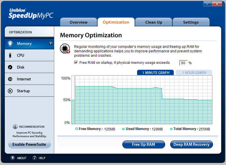 Memory optimization