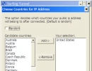 Countries IP Address Window