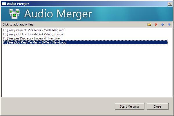 Audio File Merger