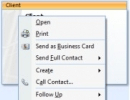 Context menu