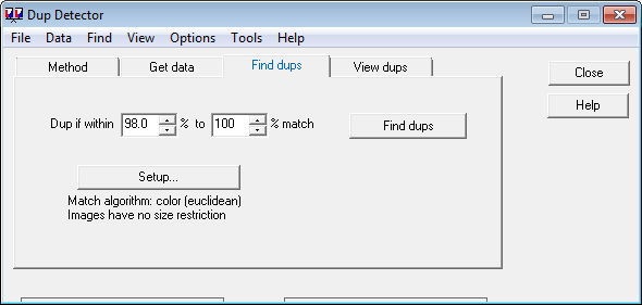 Dupe Finding Window