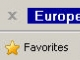 Europe travel Toolbar