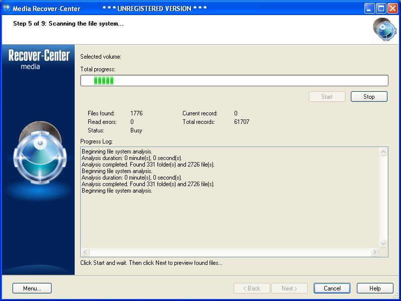 Scanning Selected Drives