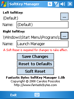 Left and Right SoftKeys