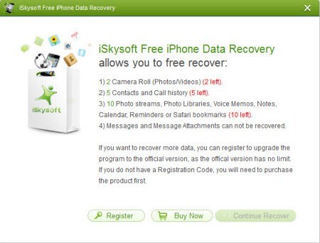 free recover files limitation