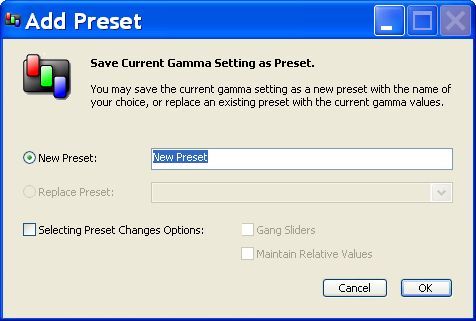 Add preset