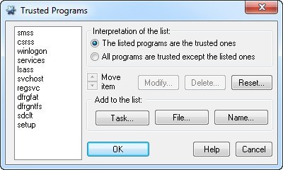 Trusted Programs