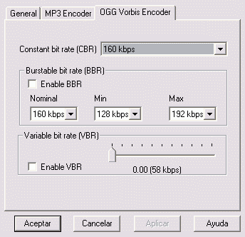 OGG configuration