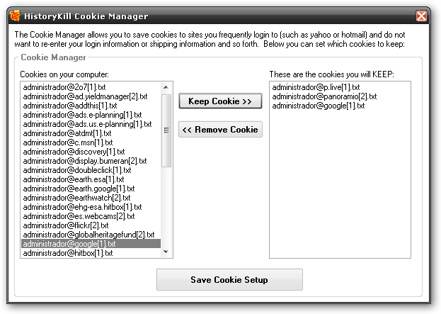 The cookie manager