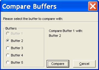 Compare buffers