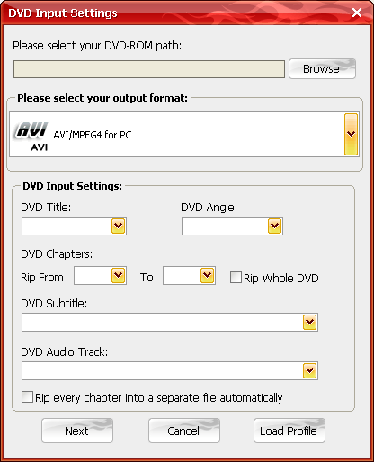 Input Settings 