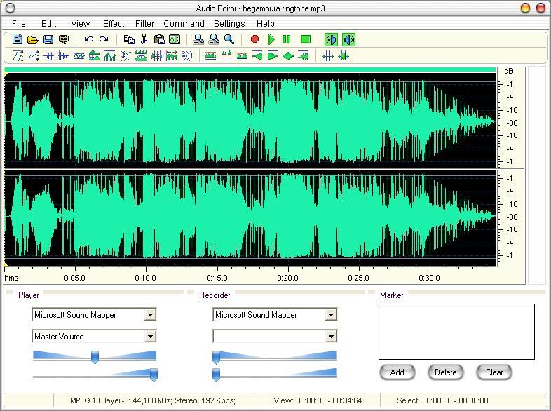 Audio editor