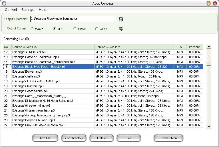 Audio converter