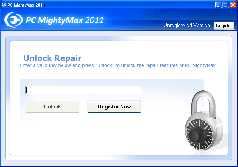 Unlock Repair Window