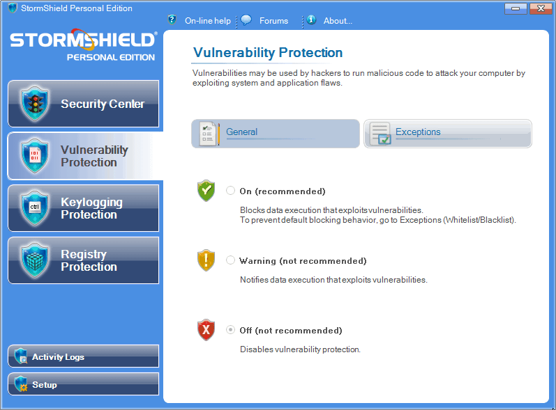 Vulnerability Protection