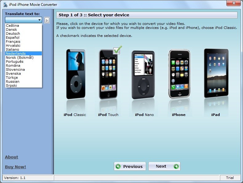 Device Selection