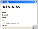 Task Addition Window