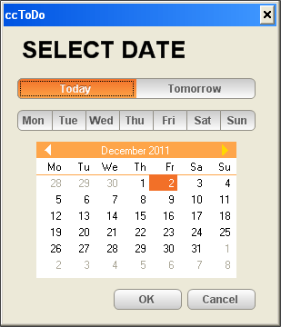 ccToDo Calendar