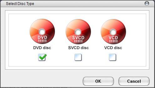 Video Disc Creator Tool Options