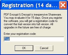 Registration code