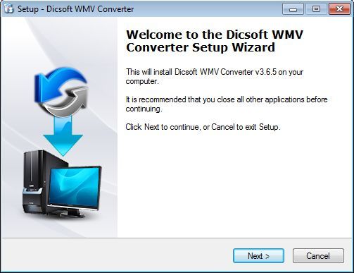 Setup wizard