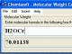Chemiasoft Molecular Weight Calculator