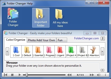 Folder Changer Help