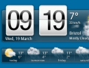 The Weather and The Clock Widgets