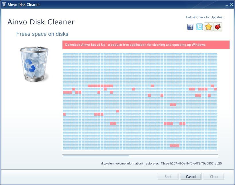 Disk Cleaning in Progress