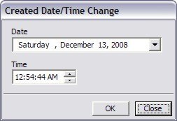 Create Date/Time Change