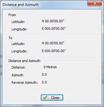 Distance and Azimuth