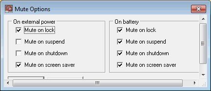 Mute Options