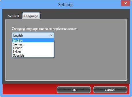 Settings Window