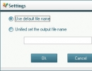 Settings Window