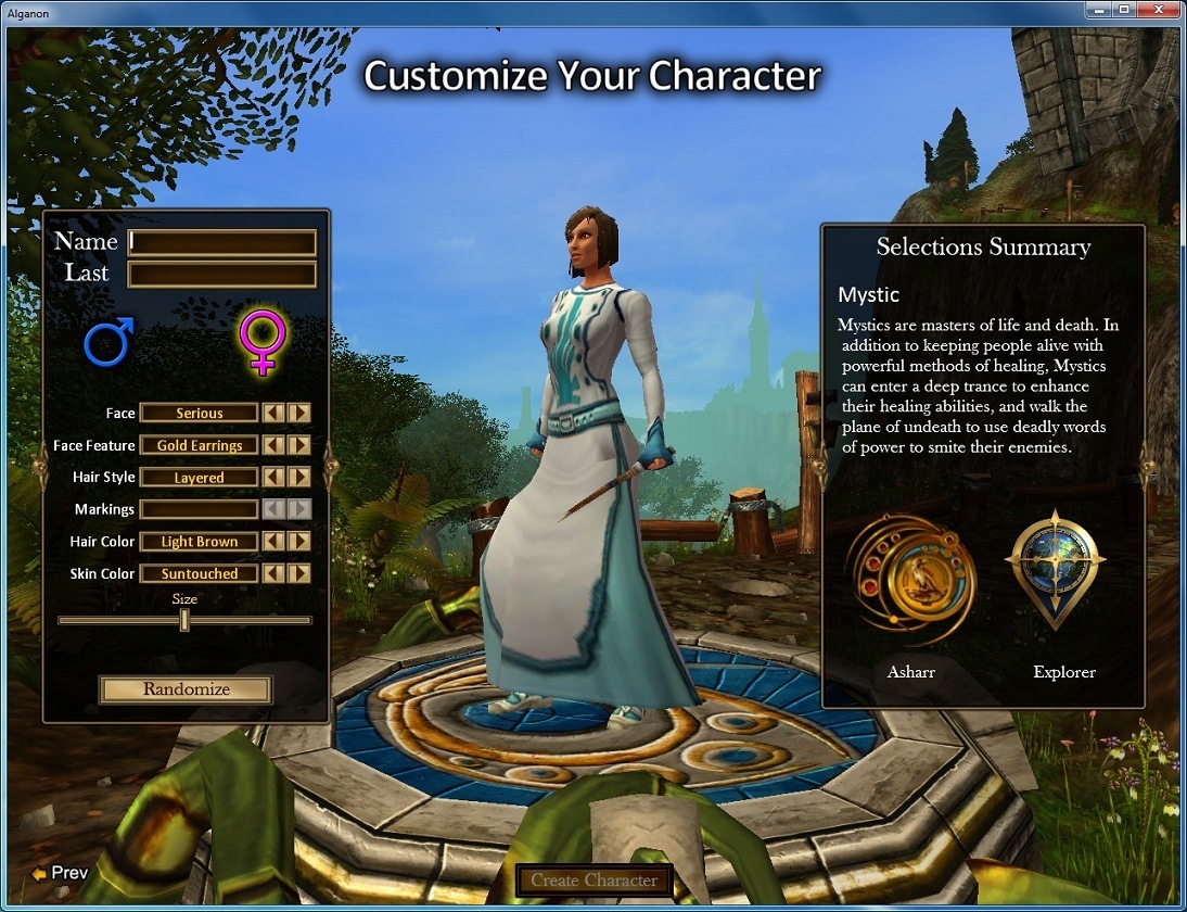 Character Creation