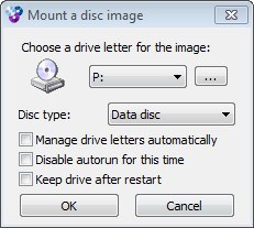 Mounting a Disc Image