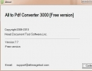 About All to Pdf Converter 3000