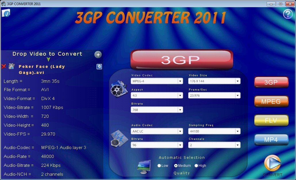 3GP Conversion