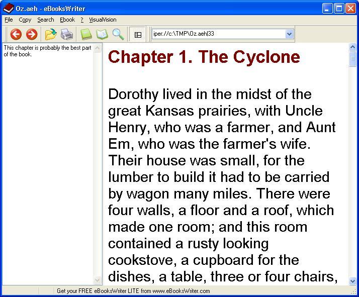 Showing Chapter Remarks