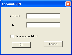 Enter your Account/PIN.