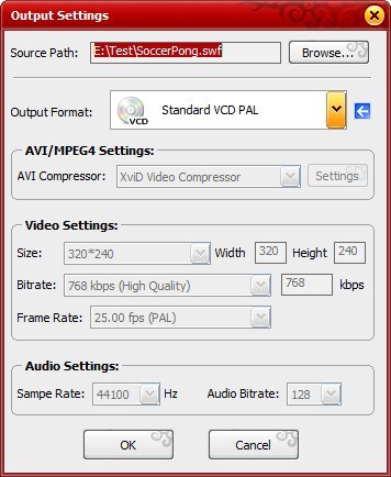 Output Settings