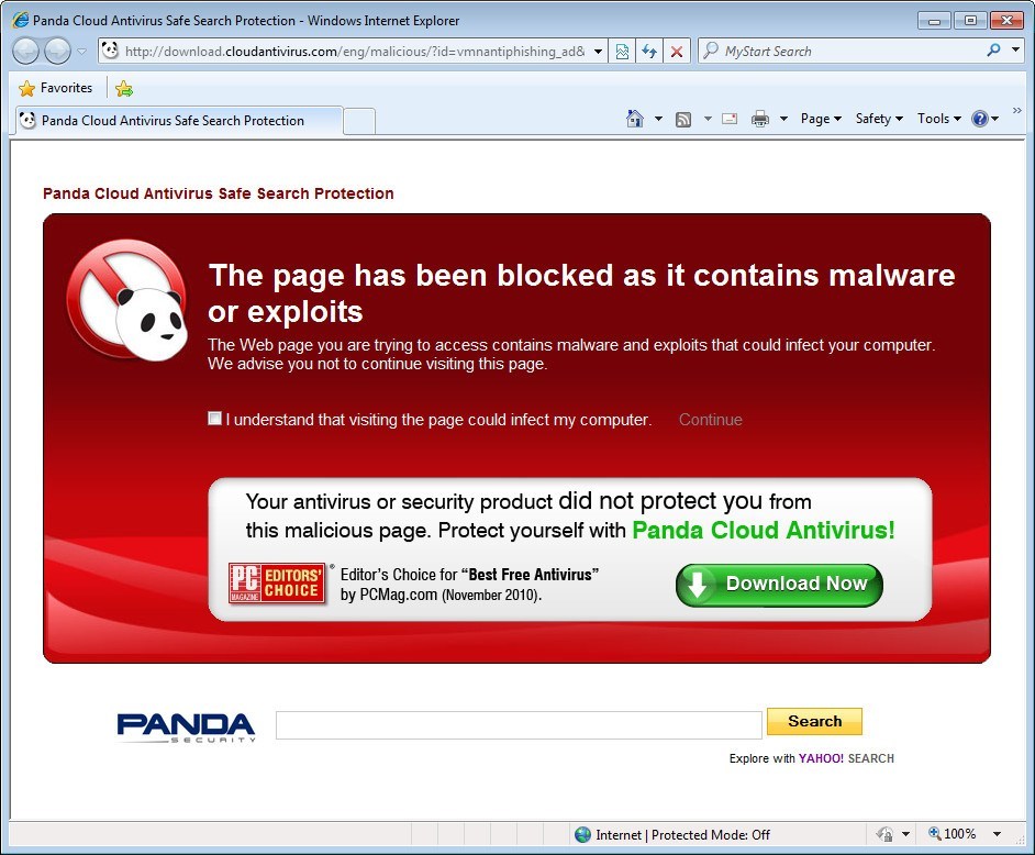 A Warning by Anti-phishing Domain Advisor