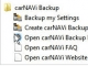 carNAVi Backup Program
