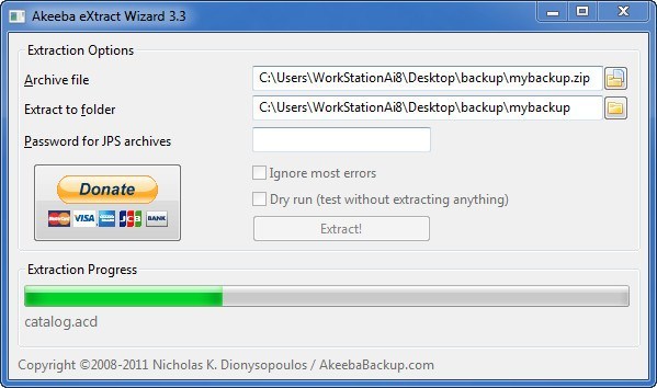 Extracting Files