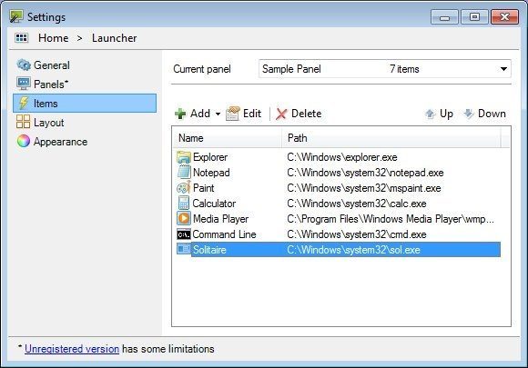 Launcher Settings