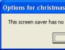 Optoions for Christmas Clock Screensaver