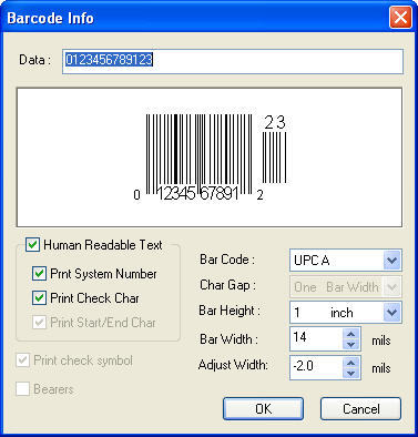 Barcode Window